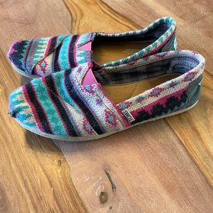 Tom’s Wool Aztec Slip-on Shoe